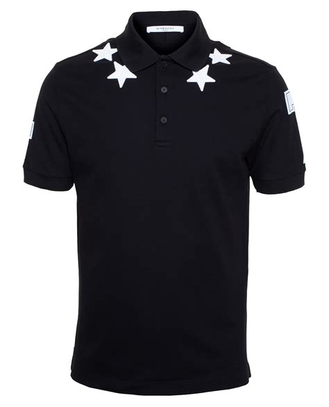 givenchy t shirt polo|Givenchy star polo.